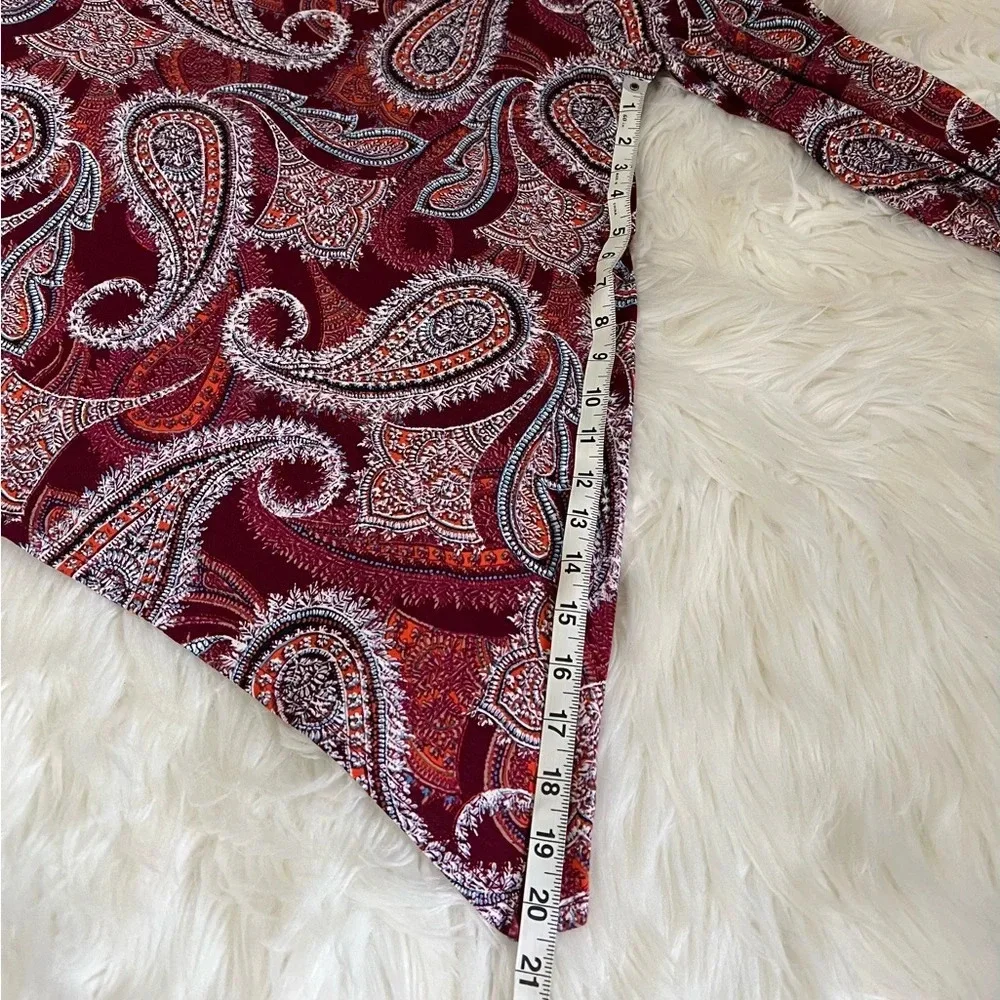 Ruby Rd. Paisley Blouse Size Large - Picture 5 of 8